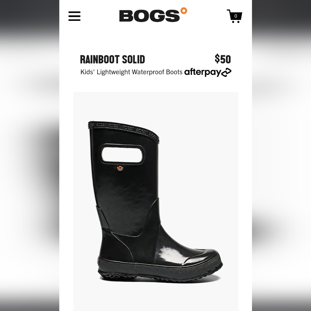 BOGS Kids Rainboots NWT